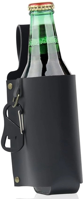 Porta birra - portabirra pratica - 1 pezzo - nero