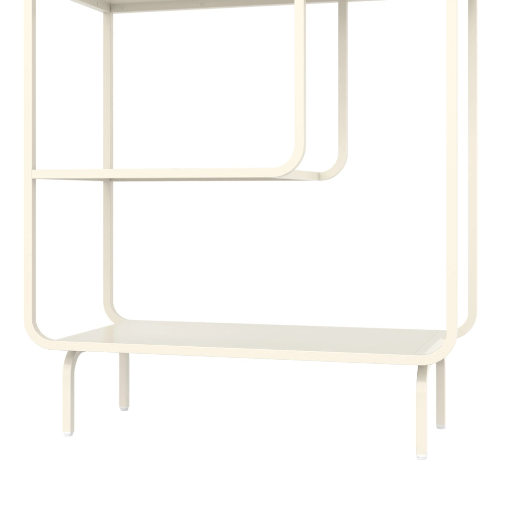 Console design in metallo bianco CAPUCINE