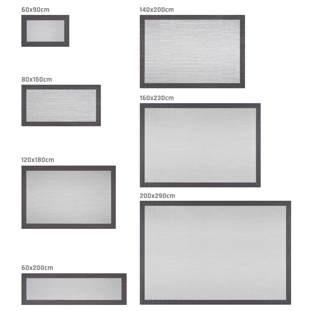 Tappeto vinilico di alta qualità grigio piombo 60x90