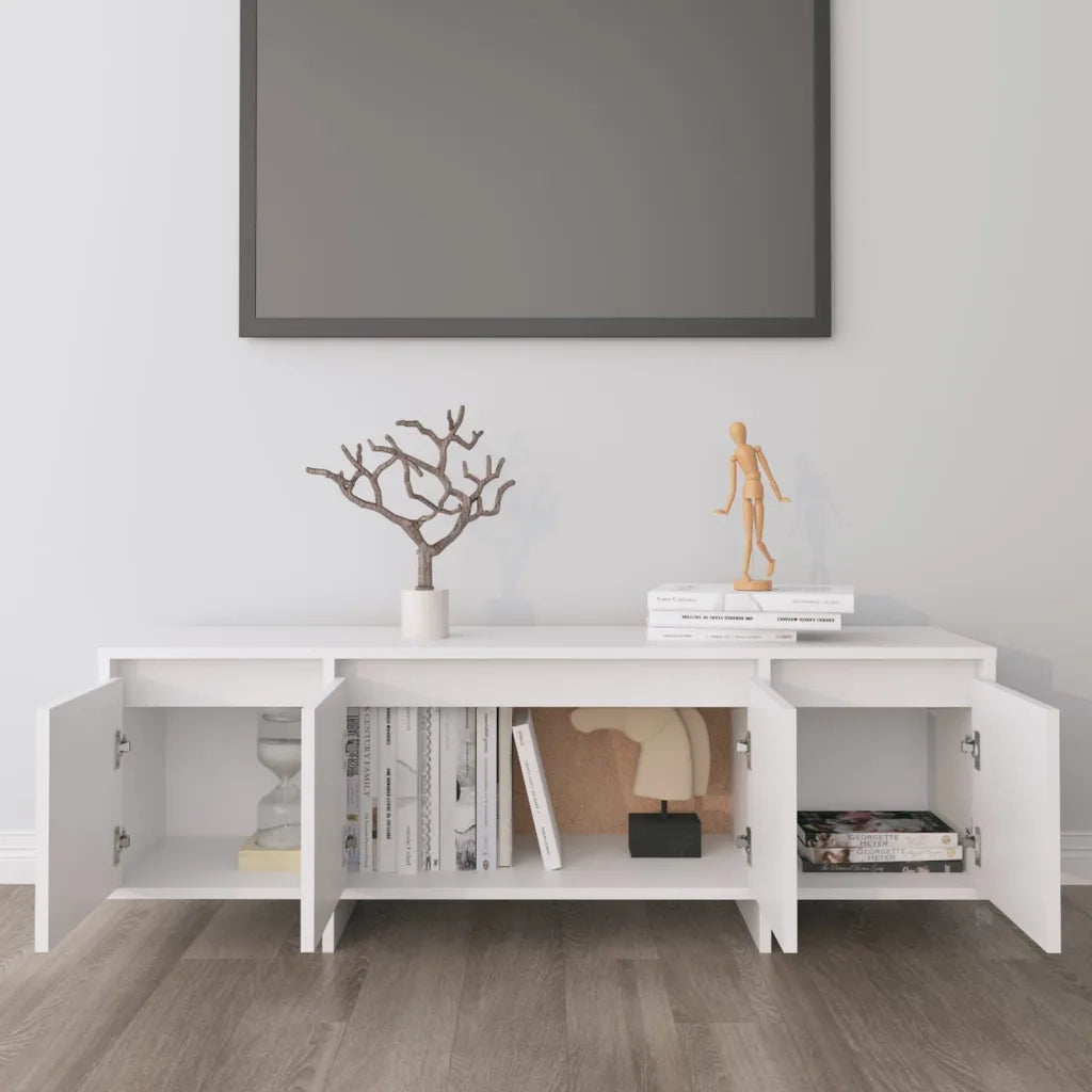 Mobile TV Bianco 120x30x40,5 cm in Truciolato 809575