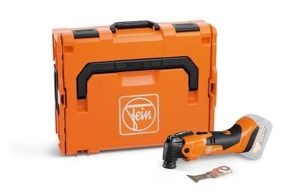 FEIN 71293863000 MultiMaster AMM 500 Plus Top AS Multitool Cordless 18 V con Batteria Li-Ion 11000 18500 oscillazioni min peso 1 3 Kg colore Nero