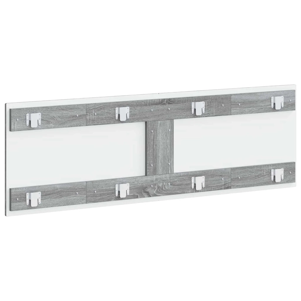 Testiera da Muro HOORN Sonoma grigio Legno ingegnerizzato 897391