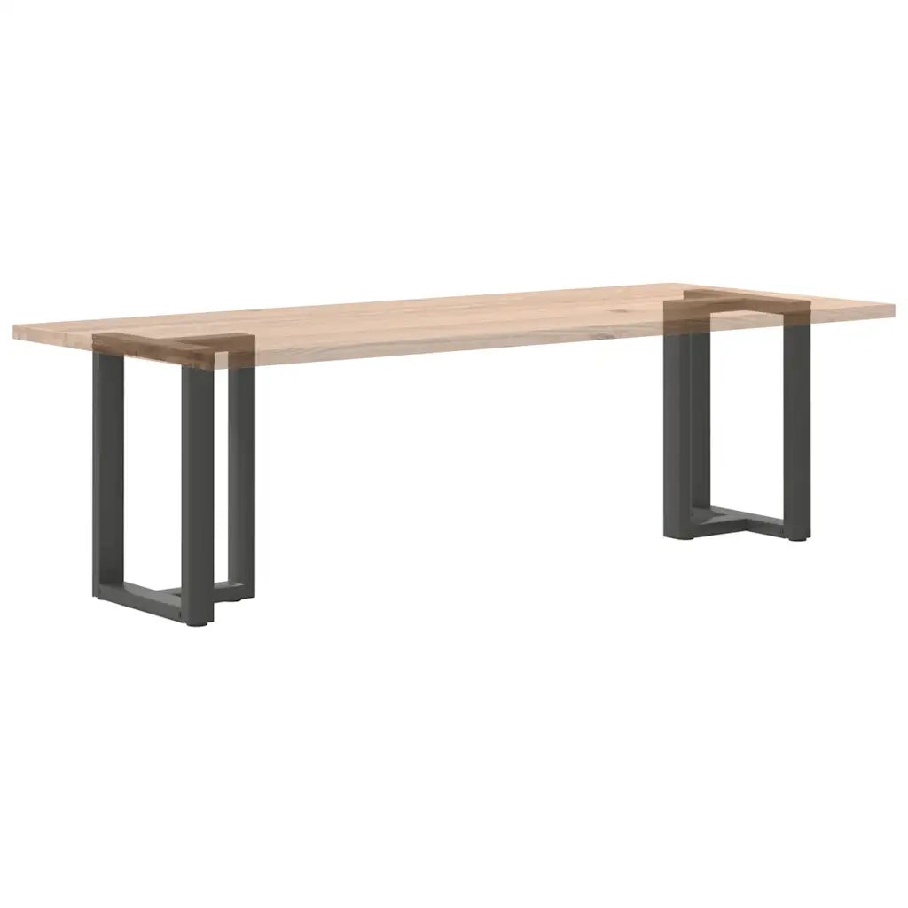 Gambe per tavolo da pranzo a forma di T 2 pz Antracite 50x35x(72-73) cm Acciaio 4013050