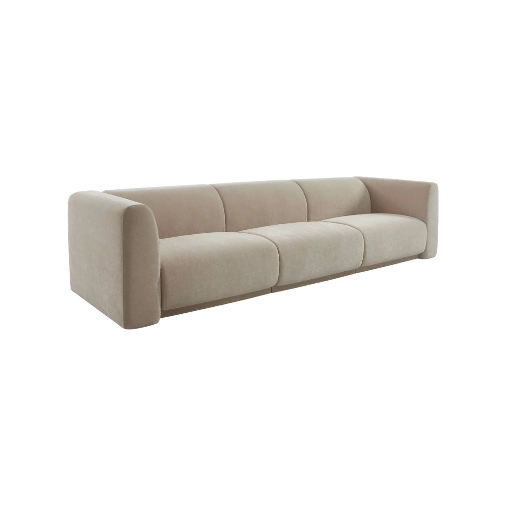 Divano in tessuto, 4 posti, beige