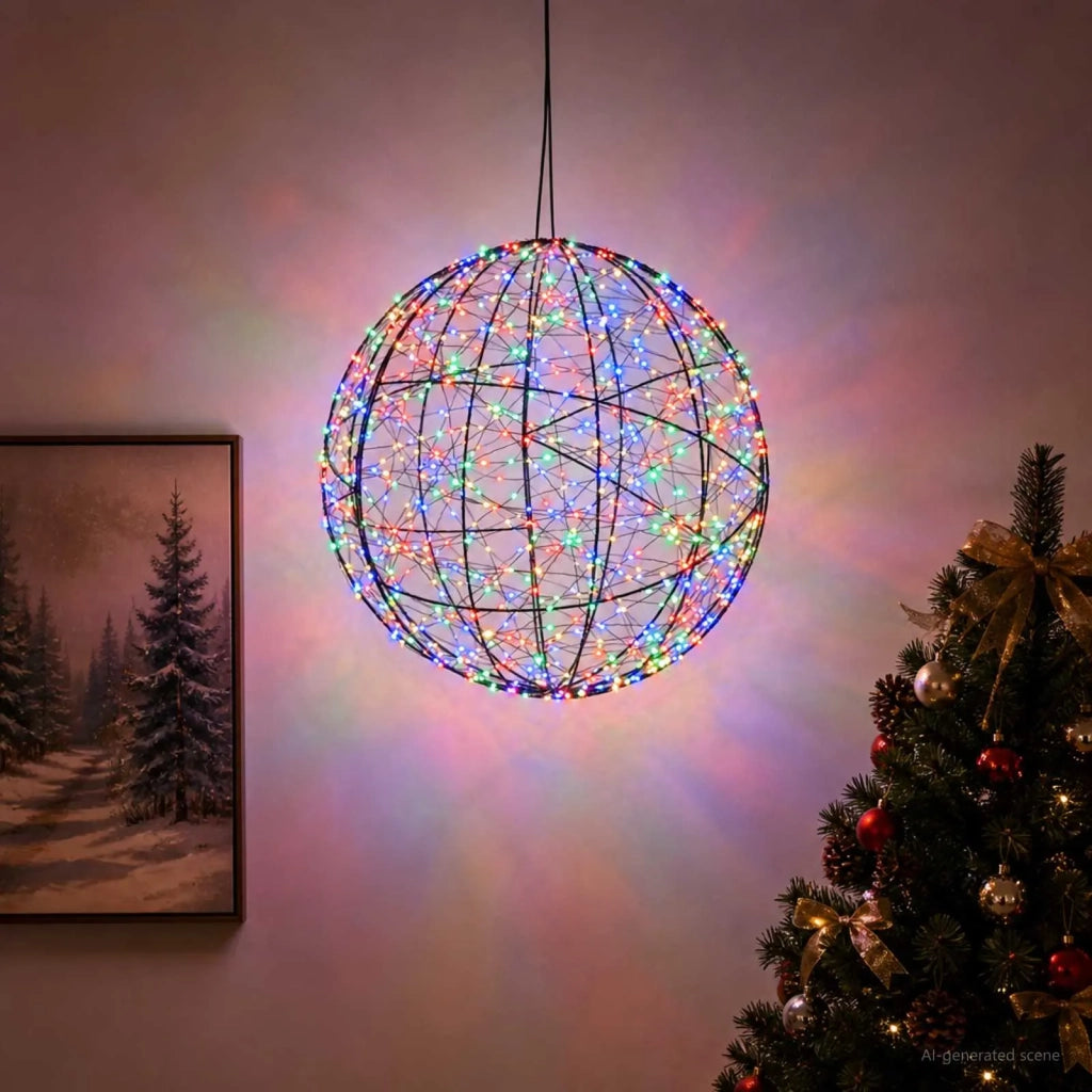 Luce a punta di Natale 950 LED Multicolore Diametro 60 x 63 cm 42049796