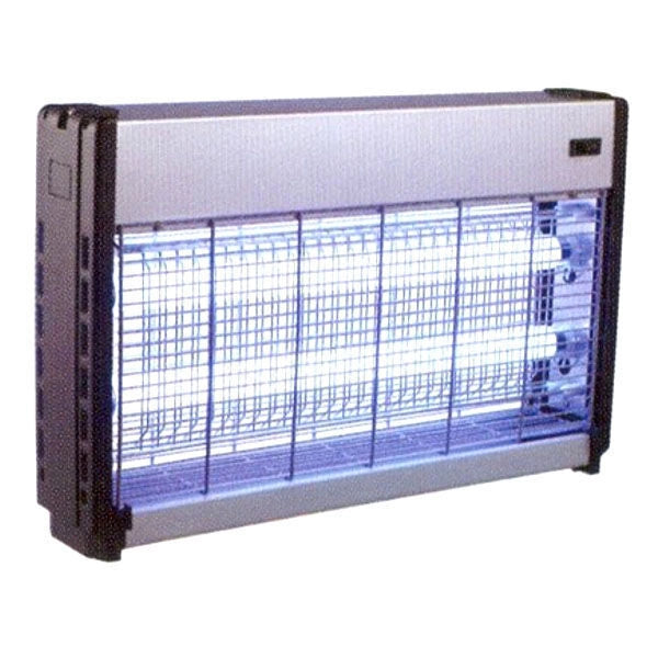 SINTESY 04900 Lampada Cattura Insetti Slim 2x6 W Griglia 1800 V 30 m² colore Bianco
