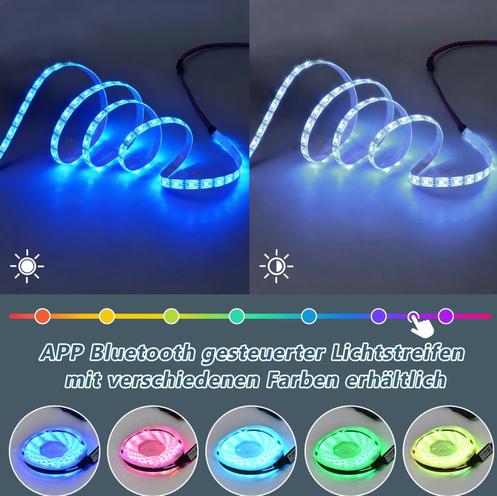 Vetrina 120x35x200 cm con LED USB; 3 ante in vetro e 10 vani; bianca