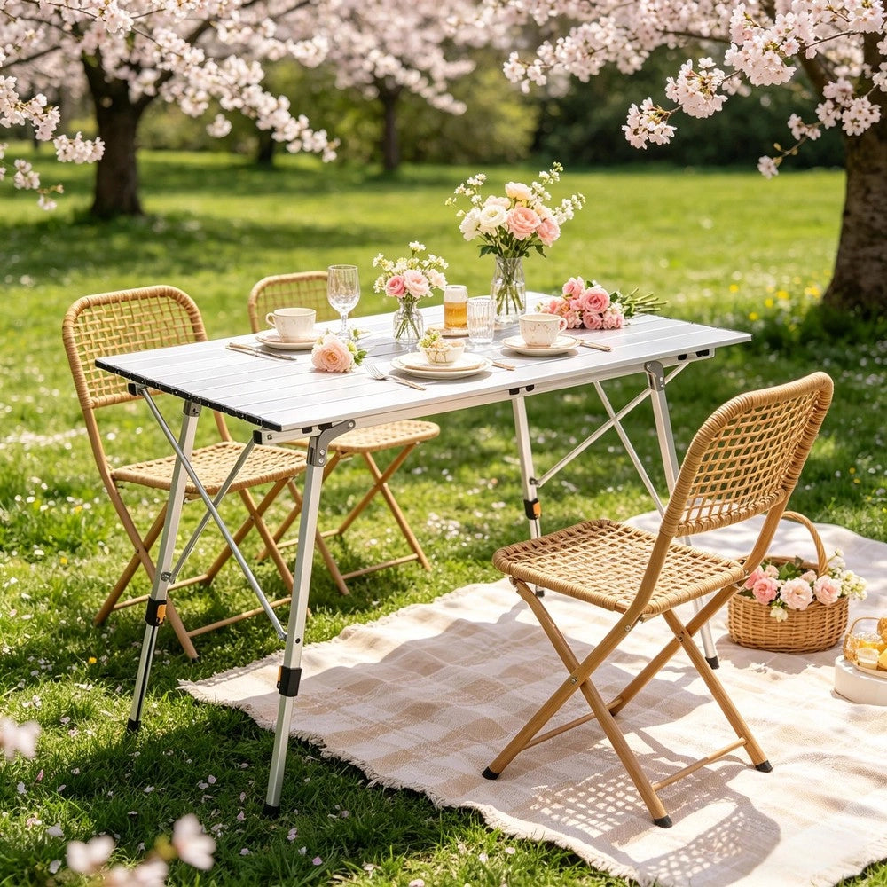Tavolo da giardino pieghevole ¨C Minimal ¨C altezza regolabile esterno