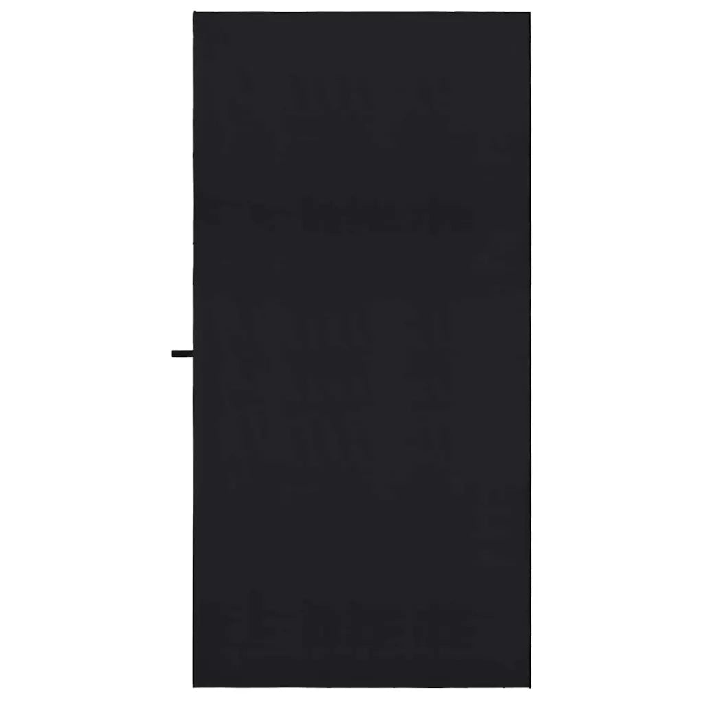 Asciugamani Sportivi 2 pz | Teli per bagno Nero 180 x 90 cm