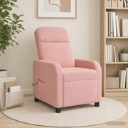 Poltrona Massaggiante Rosa Bouclé 42034953