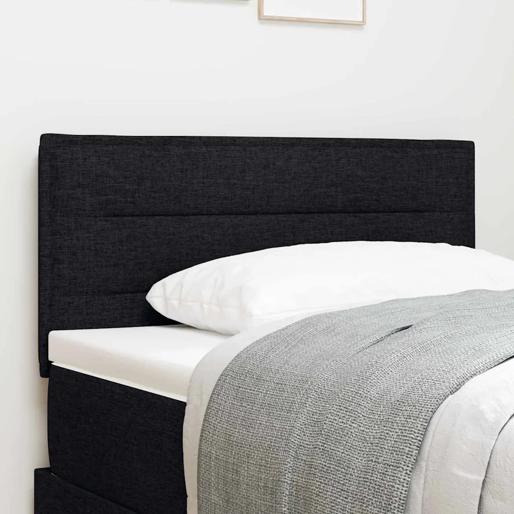 Testiera | Testata Nero 90 cm Tessuto