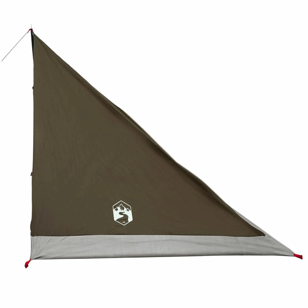 Tenda da backpacking Marrone e Grigio 4 persone