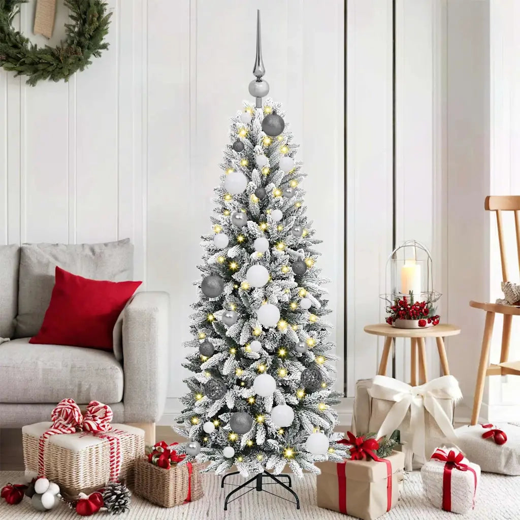 Albero di Natale artificiale con 150 LED Bianco 120 cm 3396020