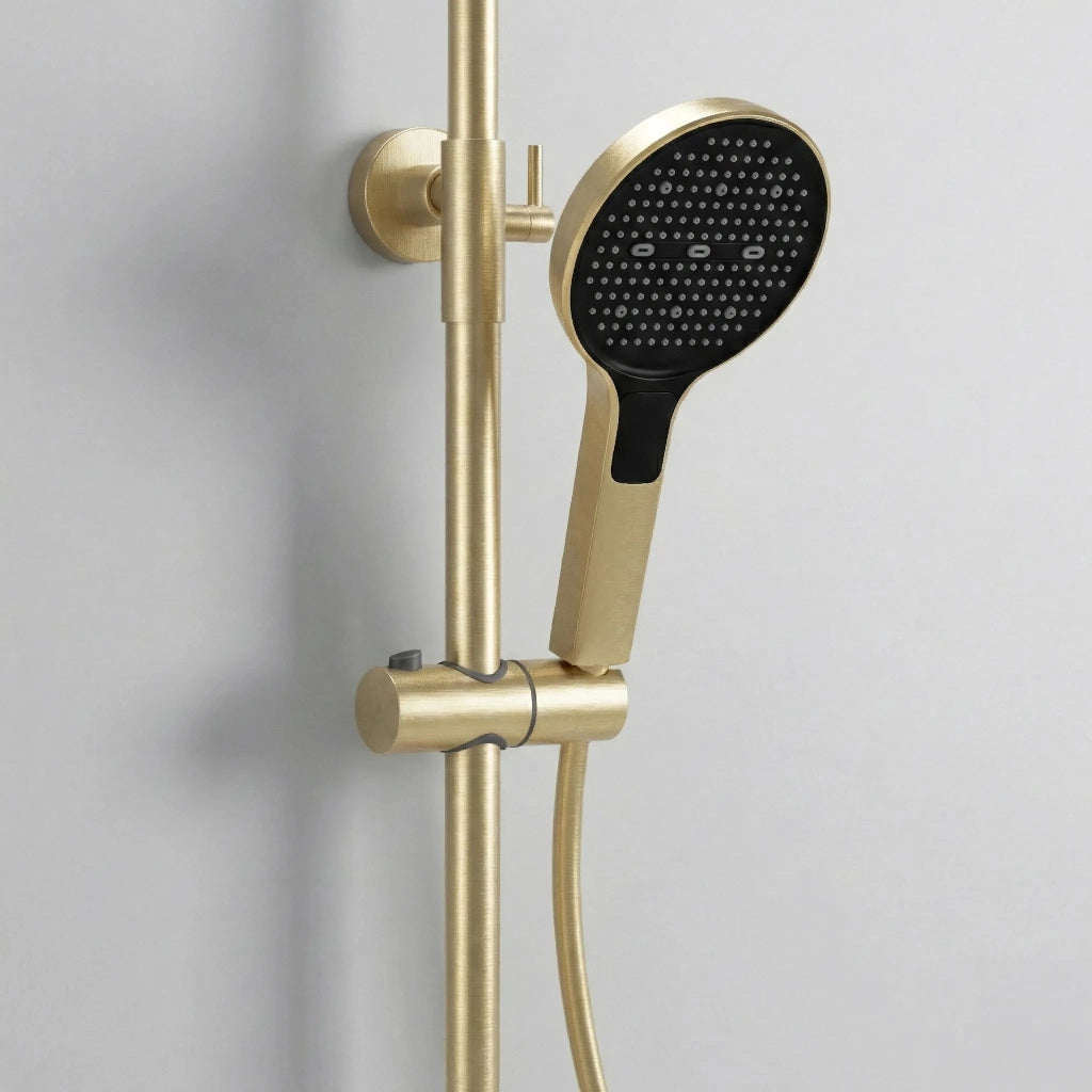 Set Doccia Rea Farel Brush Gold