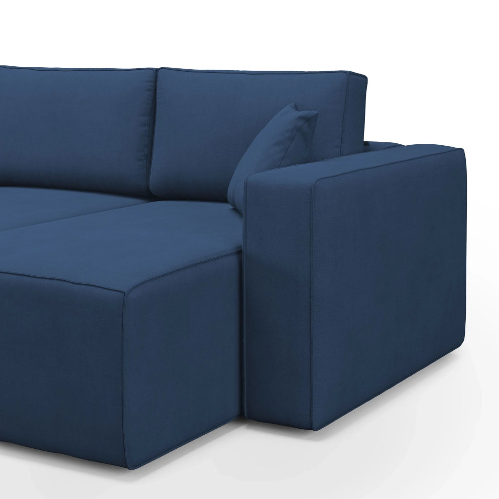 Morfeo Divano 3 sedute tessuto impermeabile 245 cm blu