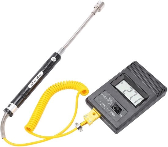 Termometro LCD - Temperatura misurabile - Raggio di temperatura - -50-500℃ - Sensore di tipo K - Ideale per applicazioni industriali - Dispositivo compatto