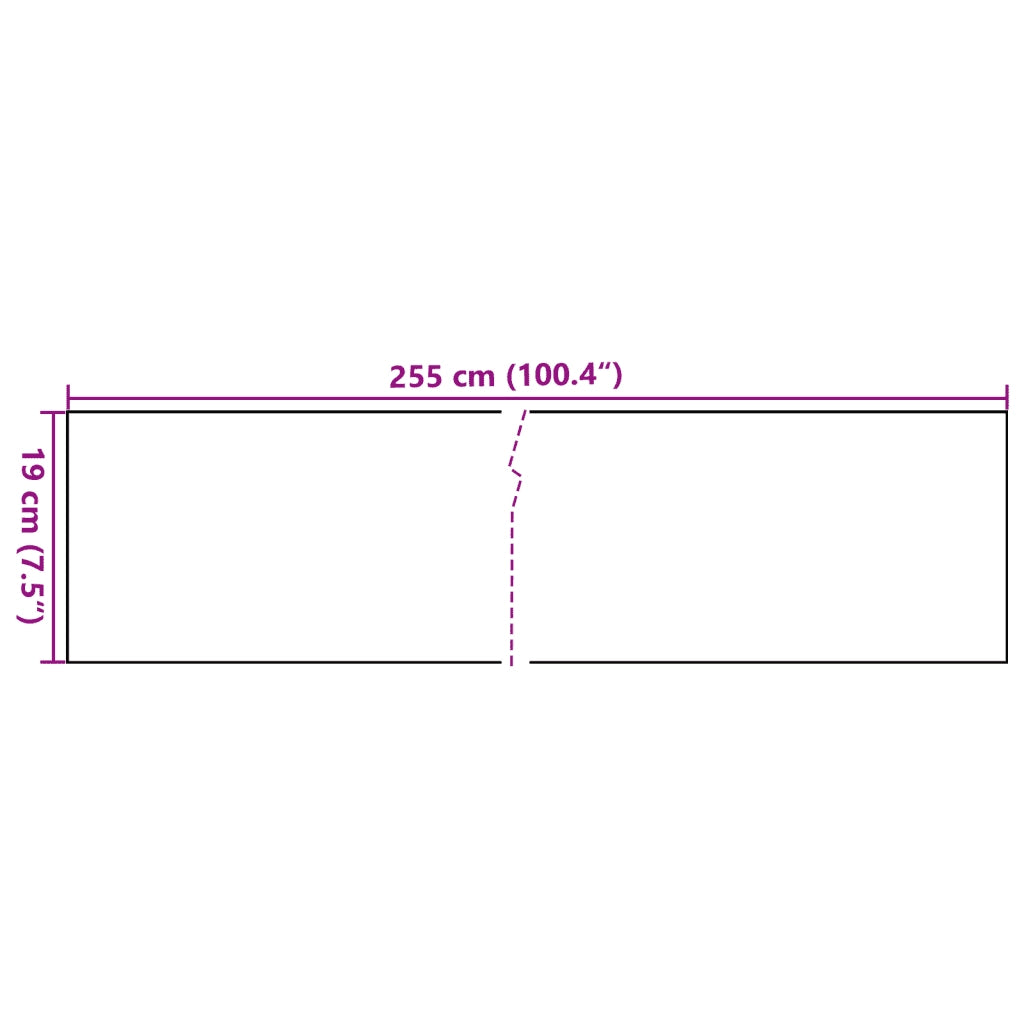Schermi da Balcone 10 pz | Paravento Neri 255x19 cm in Polyrattan