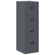 Armadio per File con cassetto 2 pz Antracite 44 x 50 x 139 cm CFW9119798