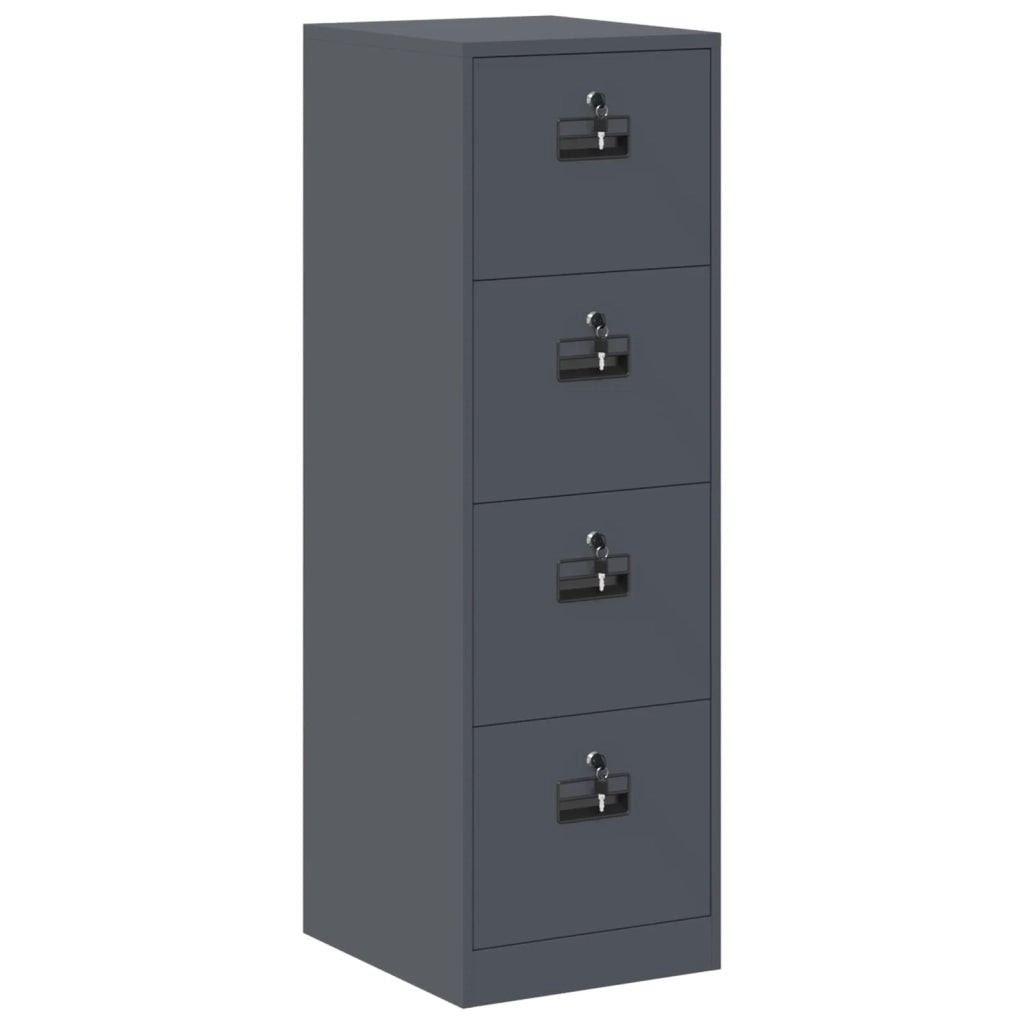 Armadio per File con cassetto 2 pz Antracite 44 x 50 x 139 cm CFW9119798