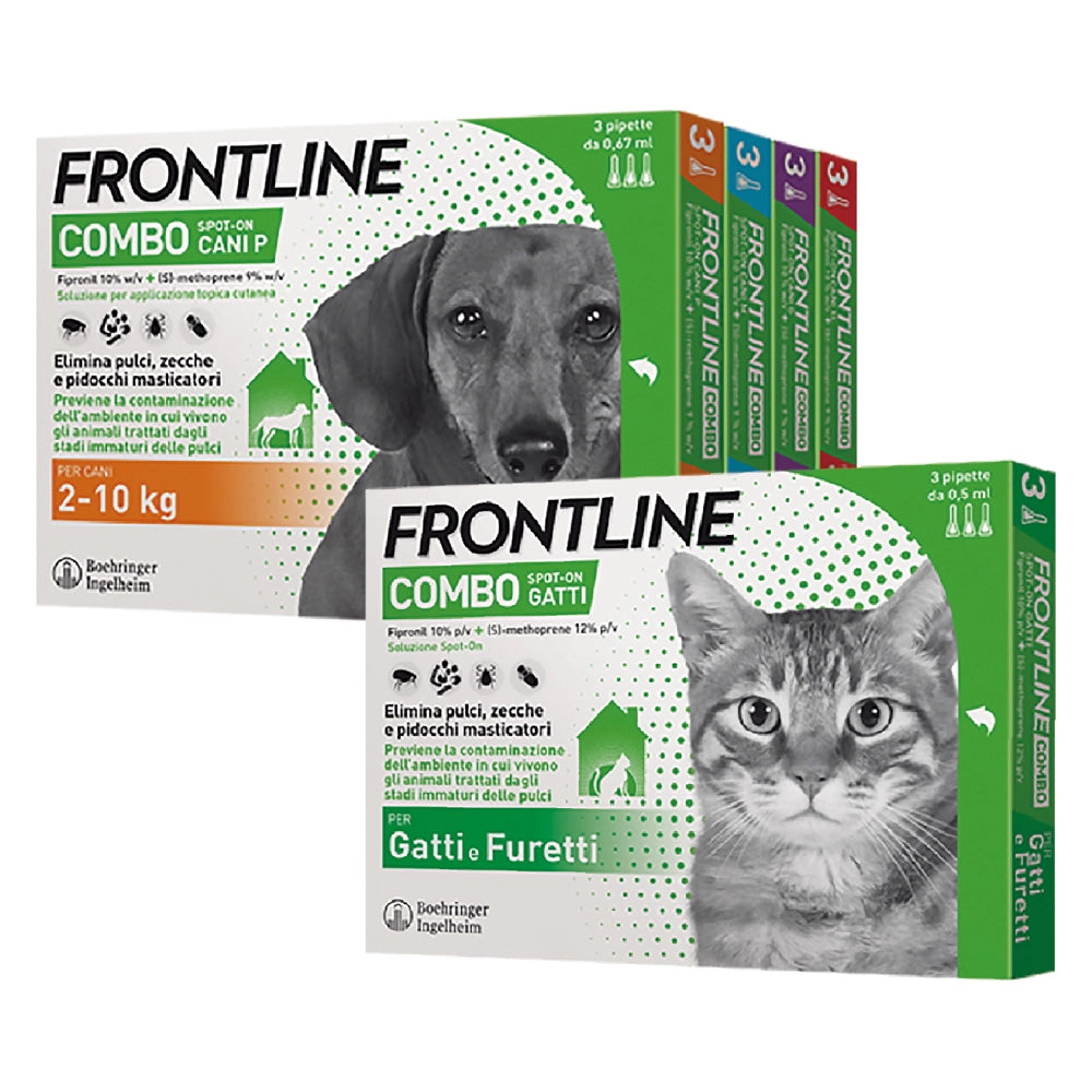 ANTIPARASSITARIO 'FRONTLINE COMBO' cuccioli cane - 1 pipetta ml 0,67  - FRONTLINE