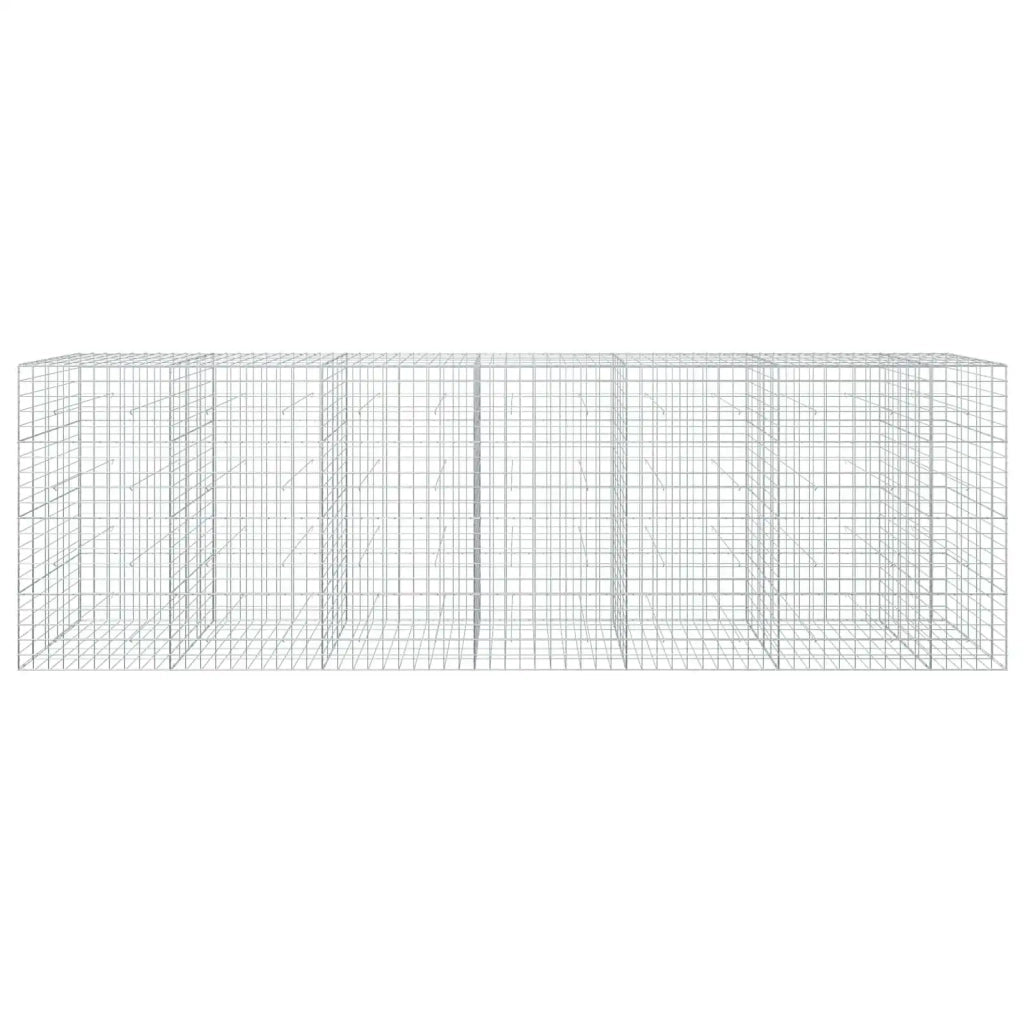 Gabione con Filo da 5 mm e Rete da 10x10 cm 650x50x200 cm 3465271