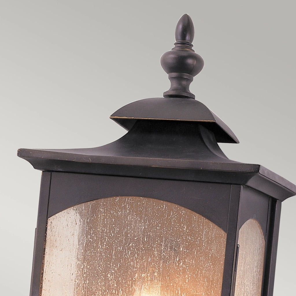 Applique esterno Market Square bronzo E14 3 luci IP44
