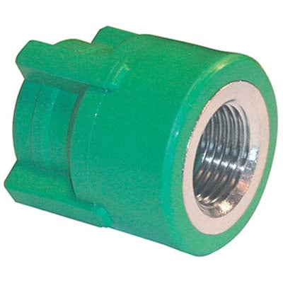 MANICOTTO PPR A SALDARE FILETTO FEMMINA - VERDE/OTTONE MM 20X1/2F- 10 pezzi