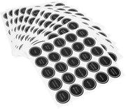 Etichette per erbe riciclabili 13 pezzi - Etichette riutilizzabili - Sticker rotondi - Per erbe in vaso - Stampate - Diametro 3,8 cm
