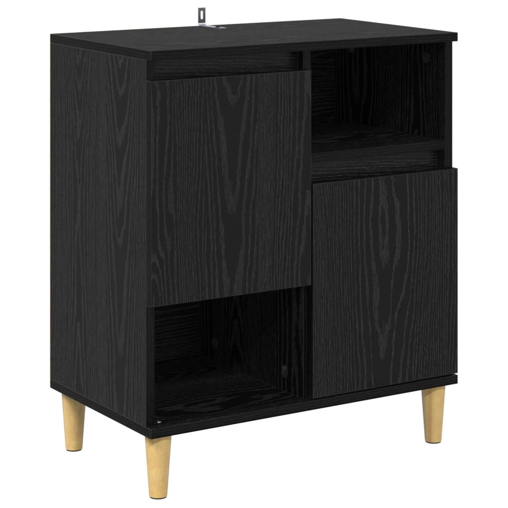 Credenza Rovere nero 35 x 60 x 70 cm Legno multistrato 881259