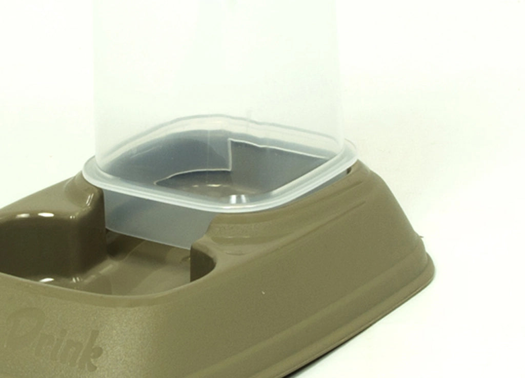 Dispenser Cibo/Acqua 0,7L Per Animali Modello 700083 Colore Beige
