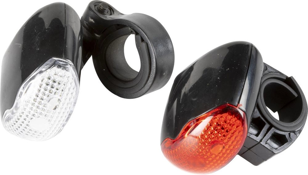Coppia fanalini ciclo anteriore e posteriore 3 led