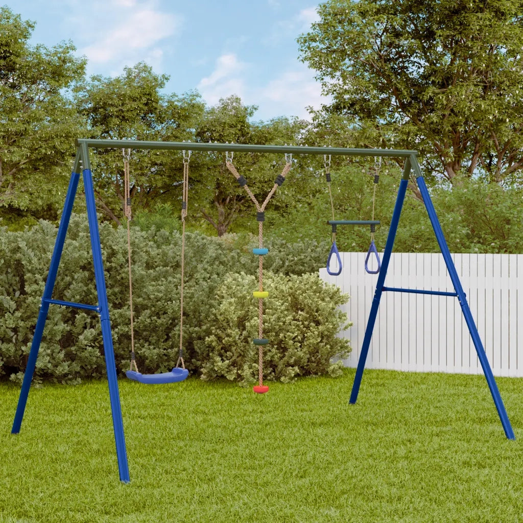 Set Gioco da Esterno con Altalena,Trapezio e Scala CFW3148704