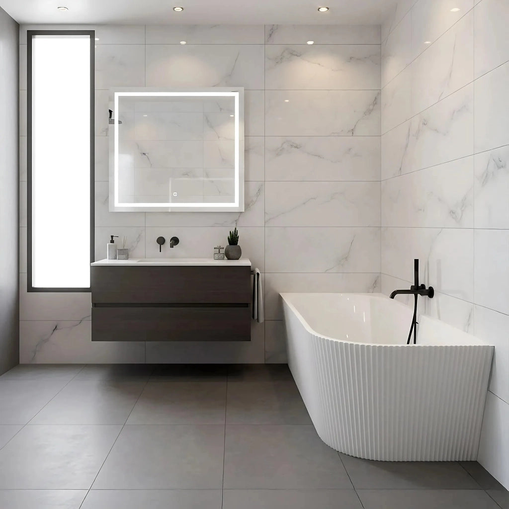 Vasca Bagno Wenus Sinistra 170cm Copritappo bianco