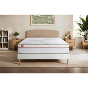 Pacchetto letto completo - Materasso 180x200cm + Box spring con doghe (kit) + 2 cuscini + Piumino - Le Paisible