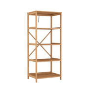 Vicco Libreria Bambù 48.3 x 144 cm con 5 scomparti