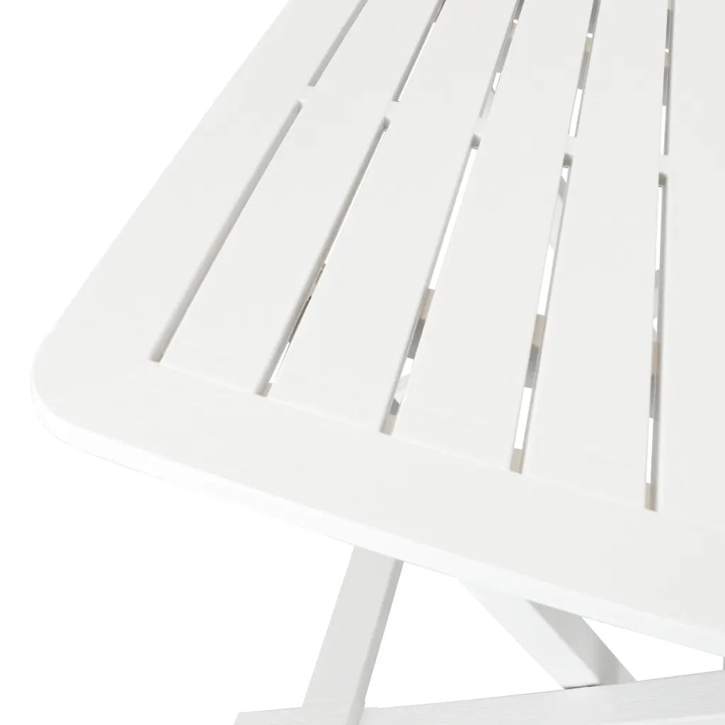 Set da Bistrot 3 pz in Plastica Bianco 43581
