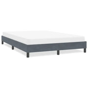 Giroletto senza Materasso-Struttura Letto Grigio Scuro 160x210 cm Velluto