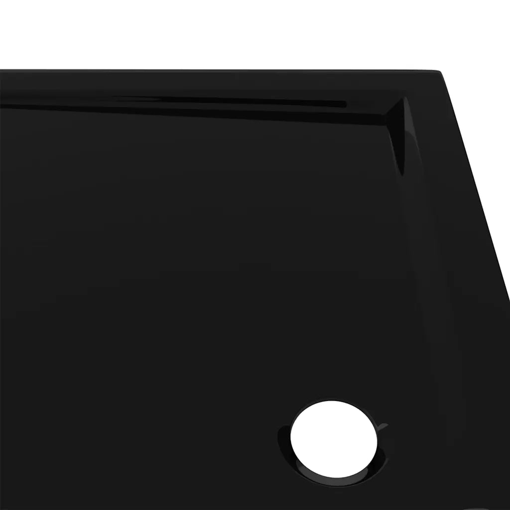 Piatto Doccia in ABS Rettangolare Nero 80x110 cm 148912