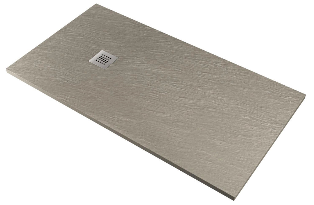 Piatto Doccia in Pietra 90x160 cm Pedrinelli Ardesia Stone Side Seppia