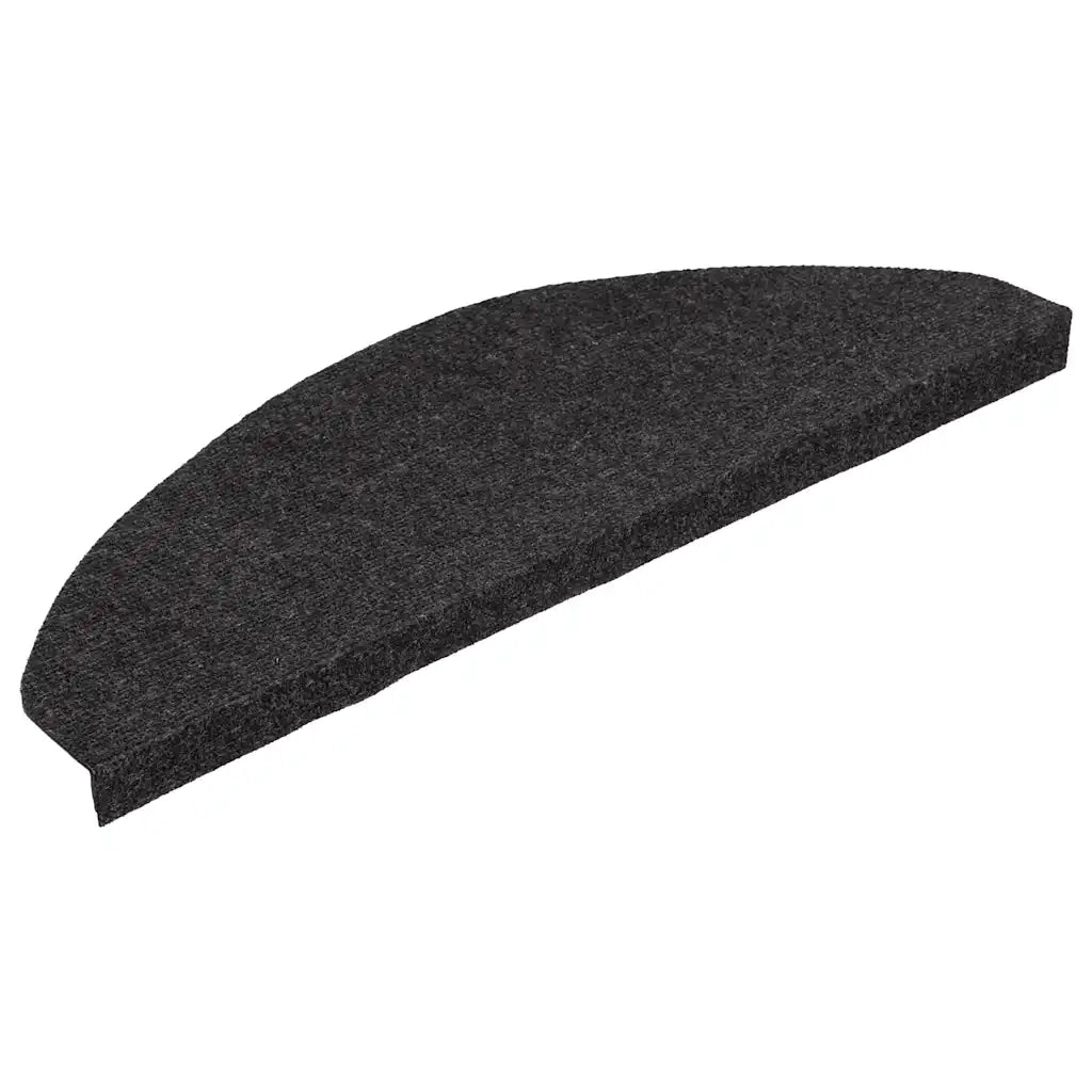 Tappetini Autoadesivi per Scale 30 pz | Gradini per Scale Neri 65x22,5x3,5 cm