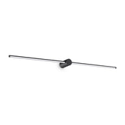 Applique Da Parete Contemporaneo Filo Alluminio Nero Led 16W 3000K Ip44