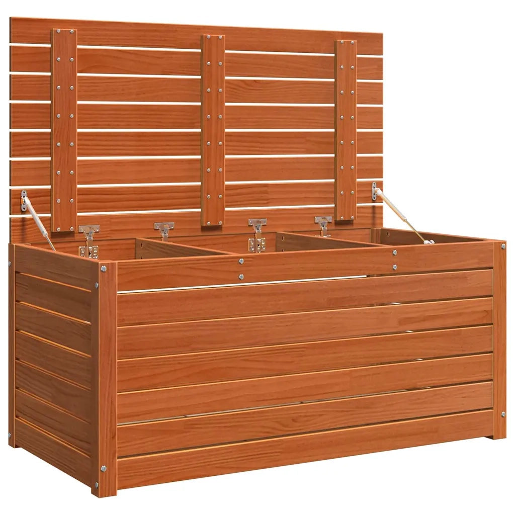 Scatola di Stoccaggio Marrone cerato 101 x 50,5 x 46,5 cm 865398