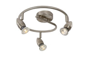 Lucide CARO plafoniera LED 3xGU10 5W 2700K cromo 31cm