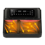 Friggitrice ad Aria Doppia 2 Contenitori 3,5 + 5,5 Litri FG2600 Girmi