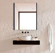 Specchio LED Megan 120x80 cm nero