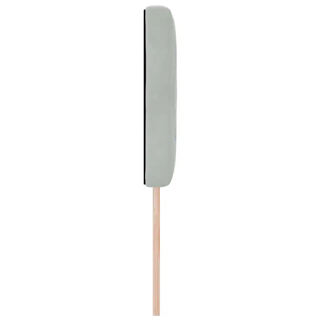 Testiera | Testata LED con strisce LED Grigio chiaro 144 cm Velluto