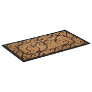 Zerbino | Tappetino Rettangolare 45x75 cm in Gomma e Fibra di Cocco