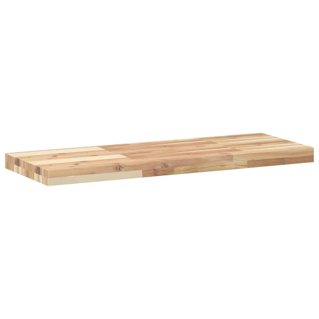 Ripiano a Parete 100x30x4 cm Legno Massello Acacia Non Trattato 3279455