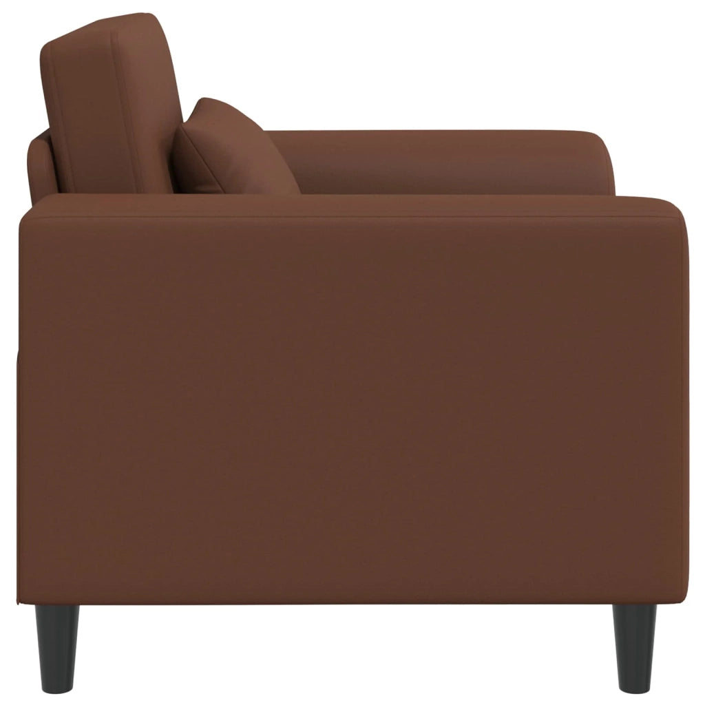Poltrona Marrone Similpelle 42042468