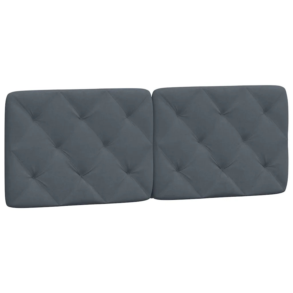Giroletto senza Materasso Grigio Scuro 120x200 cm Velluto 3207912
